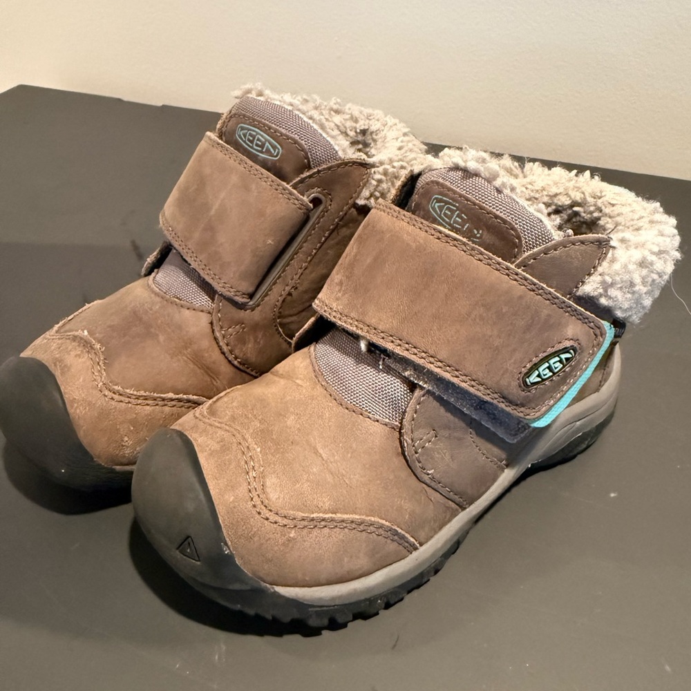 Keen Brown and Tan Winter Boots